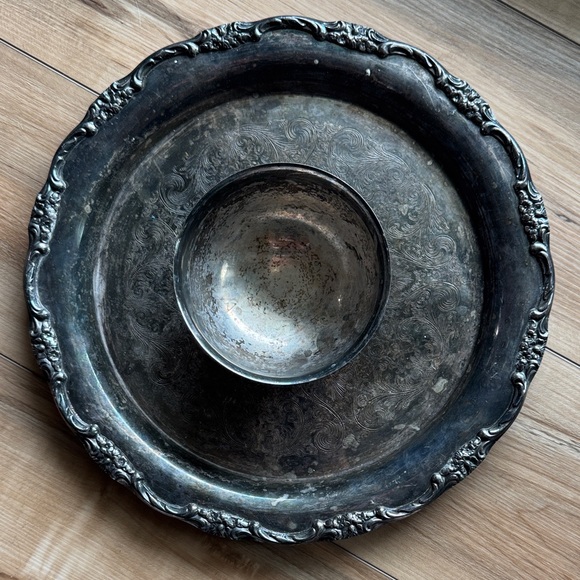 International Silver Company Other - Antique Vintage Silver Decorative Plate and Bowl